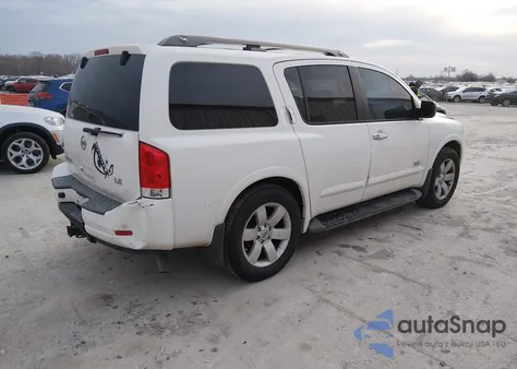2008 Nissan Armada Le z USA, uszkodzony, nr VIN 5N1BA08D88N609196
